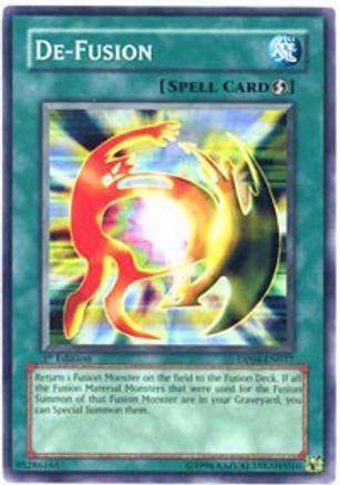 De-Fusion (DP04-EN017) - Duelist Pack 4: Zane Truesdale 1st Edition Duelist Pack 4: Zane Truesdale Yugioh Single  Squirtle Squad Card Shop.