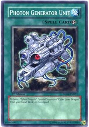 Photon Generator Unit (DP04-EN021) - Duelist Pack 4: Zane Truesdale Unlimited Duelist Pack 4: Zane Truesdale Yugioh Single  Squirtle Squad Card Shop.