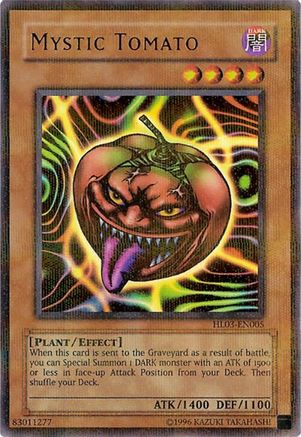 Mystic Tomato (HL03-EN005) - Hobby League 3 Unlimited Hobby League 3 Yugioh Single  Squirtle Squad Card Shop.