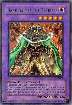 Dark Balter the Terrible (HL03-EN007) - Hobby League 3 Unlimited Hobby League 3 Yugioh Single  Squirtle Squad Card Shop.