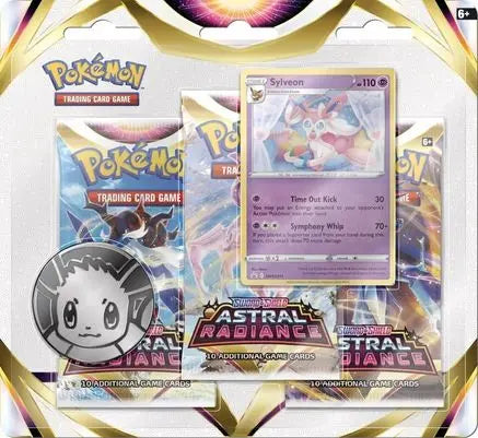 Astral Radiance 3 Pack Blister [Sylveon] SWSH10: Astral Radiance Pokemon Sealed  Squirtle Squad Card Shop.