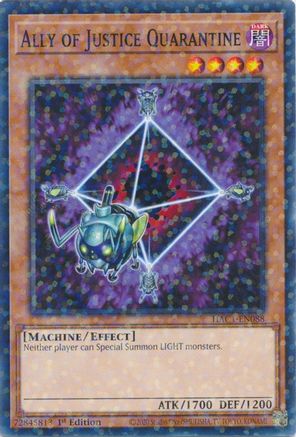 Ally of Justice Quarantine (Duel Terminal) (HAC1-EN088) - Hidden Arsenal: Chapter 1 1st Edition Hidden Arsenal: Chapter 1 Yugioh Single  Squirtle Squad Card Shop.