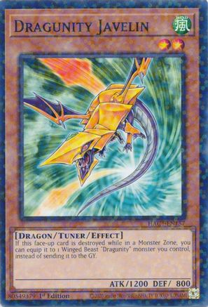 Dragunity Javelin (Duel Terminal) (HAC1-EN157) - Hidden Arsenal: Chapter 1 1st Edition Hidden Arsenal: Chapter 1 Yugioh Single  Squirtle Squad Card Shop.