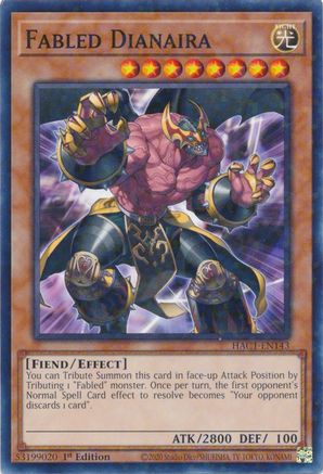 Fabled Dianaira (Duel Terminal) (HAC1-EN143) - Hidden Arsenal: Chapter 1 1st Edition Hidden Arsenal: Chapter 1 Yugioh Single  Squirtle Squad Card Shop.