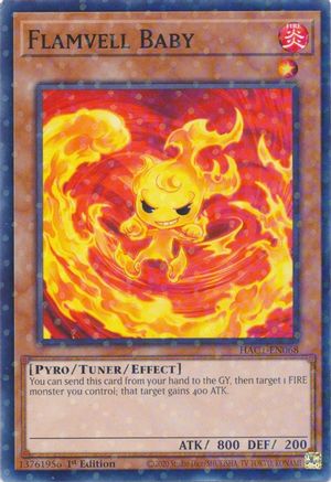Flamvell Baby (Duel Terminal) (HAC1-EN068) - Hidden Arsenal: Chapter 1 1st Edition Hidden Arsenal: Chapter 1 Yugioh Single  Squirtle Squad Card Shop.
