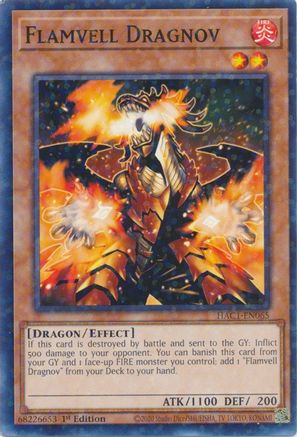 Flamvell Dragnov (Duel Terminal) (HAC1-EN065) - Hidden Arsenal: Chapter 1 1st Edition Hidden Arsenal: Chapter 1 Yugioh Single  Squirtle Squad Card Shop.