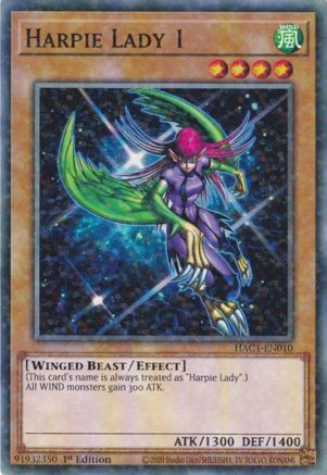 Harpie Lady 1 (Duel Terminal) (HAC1-EN010) - Hidden Arsenal: Chapter 1 1st Edition Hidden Arsenal: Chapter 1 Yugioh Single  Squirtle Squad Card Shop.