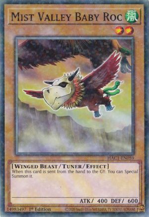 Mist Valley Baby Roc (Duel Terminal) (HAC1-EN059) - Hidden Arsenal: Chapter 1 1st Edition Hidden Arsenal: Chapter 1 Yugioh Single  Squirtle Squad Card Shop.