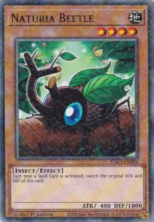 Naturia Beetle (Duel Terminal) (HAC1-EN093) - Hidden Arsenal: Chapter 1 1st Edition Hidden Arsenal: Chapter 1 Yugioh Single  Squirtle Squad Card Shop.