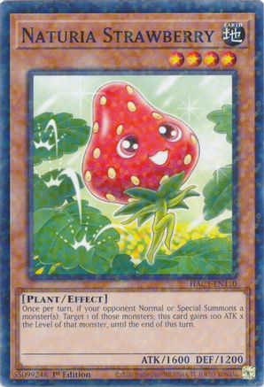 Naturia Strawberry (Duel Terminal) (HAC1-EN110) - Hidden Arsenal: Chapter 1 1st Edition Hidden Arsenal: Chapter 1 Yugioh Single  Squirtle Squad Card Shop.