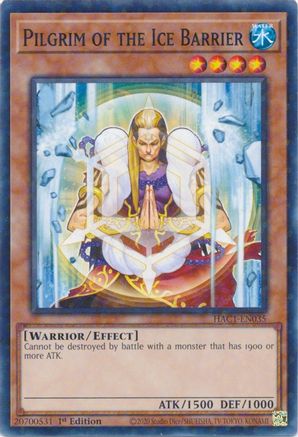 Pilgrim of the Ice Barrier (Duel Terminal) (HAC1-EN035) - Hidden Arsenal: Chapter 1 1st Edition Hidden Arsenal: Chapter 1 Yugioh Single  Squirtle Squad Card Shop.