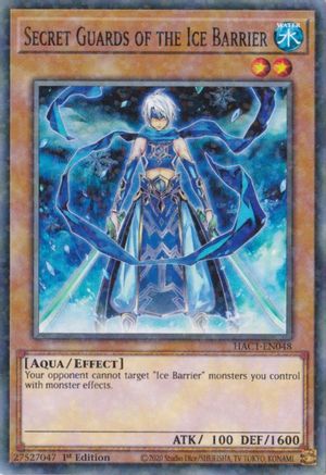 Secret Guards of the Ice Barrier (Duel Terminal) (HAC1-EN048) - Hidden Arsenal: Chapter 1 1st Edition Hidden Arsenal: Chapter 1 Yugioh Single  Squirtle Squad Card Shop.