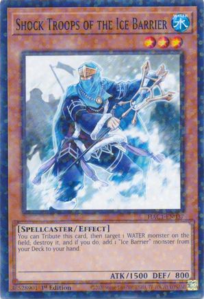 Shock Troops of the Ice Barrier (Duel Terminal) (HAC1-EN037) - Hidden Arsenal: Chapter 1 1st Edition Hidden Arsenal: Chapter 1 Yugioh Single  Squirtle Squad Card Shop.