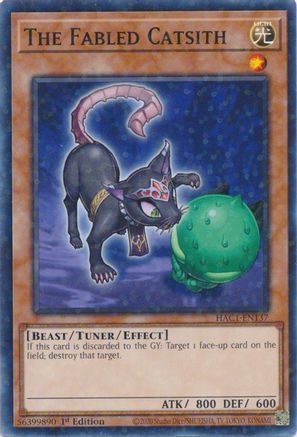 The Fabled Catsith (Duel Terminal) (HAC1-EN137) - Hidden Arsenal: Chapter 1 1st Edition Hidden Arsenal: Chapter 1 Yugioh Single  Squirtle Squad Card Shop.
