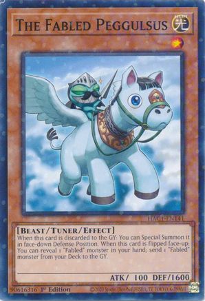 The Fabled Peggulsus (Duel Terminal) (HAC1-EN141) - Hidden Arsenal: Chapter 1 1st Edition Hidden Arsenal: Chapter 1 Yugioh Single  Squirtle Squad Card Shop.