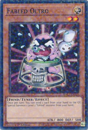 Fabled Oltro (Duel Terminal) (HAC1-EN135) - Hidden Arsenal: Chapter 1 1st Edition Hidden Arsenal: Chapter 1 Yugioh Single  Squirtle Squad Card Shop.