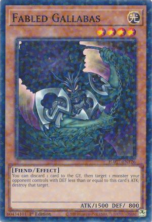 Fabled Gallabas (Duel Terminal) (HAC1-EN126) - Hidden Arsenal: Chapter 1 1st Edition Hidden Arsenal: Chapter 1 Yugioh Single  Squirtle Squad Card Shop.