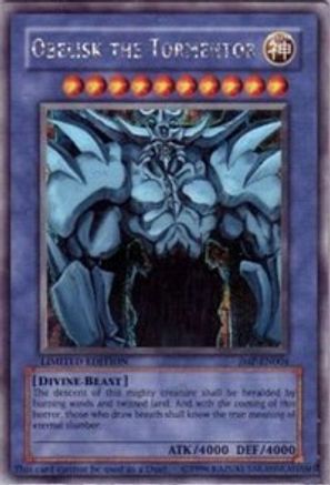 Obelisk the Tormentor (JMP-EN004) (JMP-EN004) - Shonen Jump Magazine Promos Limited Shonen Jump Magazine Promos Yugioh Single  Squirtle Squad Card Shop.