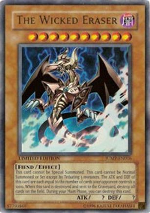 The Wicked Eraser (JUMP-EN016) - Shonen Jump Magazine Promos Limited Shonen Jump Magazine Promos Yugioh Single  Squirtle Squad Card Shop.