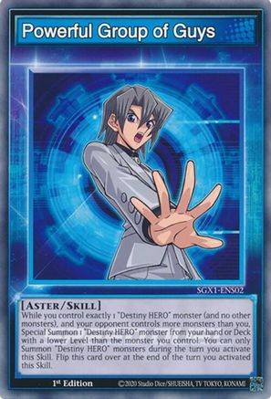 Powerful Group of Guys (SGX1-ENS02) - Speed Duel GX: Duel Academy Box 1st Edition Speed Duel GX: Duel Academy Box Yugioh Single  Squirtle Squad Card Shop.