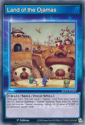 Land of the Ojamas (SGX1-ENS03) - Speed Duel GX: Duel Academy Box 1st Edition Speed Duel GX: Duel Academy Box Yugioh Single  Squirtle Squad Card Shop.