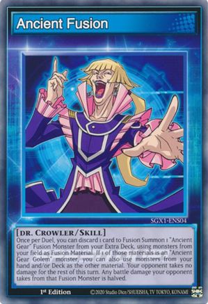 Ancient Fusion (SGX1-ENS04) - Speed Duel GX: Duel Academy Box 1st Edition Speed Duel GX: Duel Academy Box Yugioh Single  Squirtle Squad Card Shop.