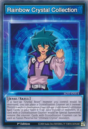 Rainbow Crystal Collection (SGX1-ENS14) - Speed Duel GX: Duel Academy Box 1st Edition Speed Duel GX: Duel Academy Box Yugioh Single  Squirtle Squad Card Shop.