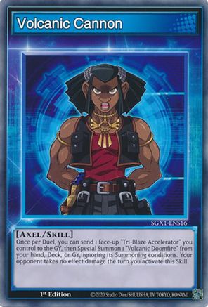 Volcanic Cannon (SGX1-ENS16) - Speed Duel GX: Duel Academy Box 1st Edition Speed Duel GX: Duel Academy Box Yugioh Single  Squirtle Squad Card Shop.