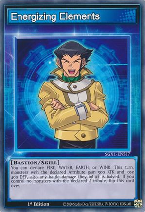 Energizing Elements (SGX1-ENS17) - Speed Duel GX: Duel Academy Box 1st Edition Speed Duel GX: Duel Academy Box Yugioh Single  Squirtle Squad Card Shop.