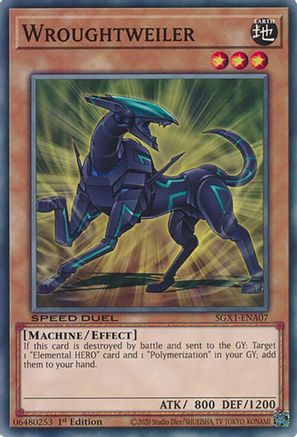 Wroughtweiler (SGX1-ENA07) - Speed Duel GX: Duel Academy Box 1st Edition Speed Duel GX: Duel Academy Box Yugioh Single  Squirtle Squad Card Shop.
