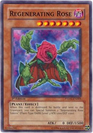 Regenerating Rose (PTDN-EN005) - Phantom Darkness Unlimited Phantom Darkness Yugioh Single  Squirtle Squad Card Shop.