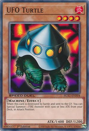 UFO Turtle (SGX1-ENH04) - Speed Duel GX: Duel Academy Box 1st Edition Speed Duel GX: Duel Academy Box Yugioh Single  Squirtle Squad Card Shop.