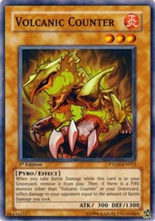 Volcanic Counter (PTDN-EN012) - Phantom Darkness Unlimited Phantom Darkness Yugioh Single  Squirtle Squad Card Shop.