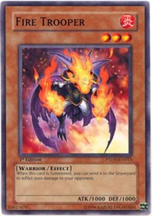 Fire Trooper (PTDN-EN013) - Phantom Darkness Unlimited Phantom Darkness Yugioh Single  Squirtle Squad Card Shop.