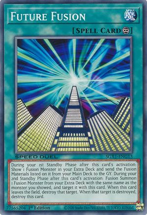 Future Fusion (SGX1-ENG13) - Speed Duel GX: Duel Academy Box 1st Edition Speed Duel GX: Duel Academy Box Yugioh Single  Squirtle Squad Card Shop.