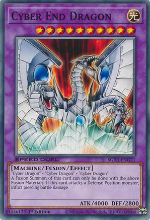 Cyber End Dragon (SGX1-ENG21) - Speed Duel GX: Duel Academy Box 1st Edition Speed Duel GX: Duel Academy Box Yugioh Single  Squirtle Squad Card Shop.