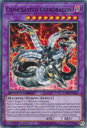 Chimeratech Overdragon (SGX1-ENG22) - Speed Duel GX: Duel Academy Box 1st Edition Speed Duel GX: Duel Academy Box Yugioh Single  Squirtle Squad Card Shop.