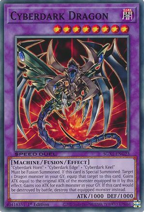 Cyberdark Dragon (SGX1-ENG23) - Speed Duel GX: Duel Academy Box 1st Edition Speed Duel GX: Duel Academy Box Yugioh Single  Squirtle Squad Card Shop.