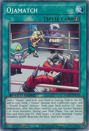 Ojamatch (SGX1-ENC16) - Speed Duel GX: Duel Academy Box 1st Edition Speed Duel GX: Duel Academy Box Yugioh Single  Squirtle Squad Card Shop.