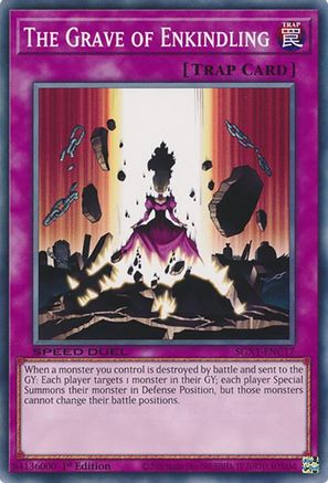 The Grave of Enkindling (SGX1-ENC17) - Speed Duel GX: Duel Academy Box 1st Edition Speed Duel GX: Duel Academy Box Yugioh Single  Squirtle Squad Card Shop.