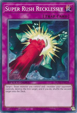 Super Rush Recklessly (SGX1-ENC18) - Speed Duel GX: Duel Academy Box 1st Edition Speed Duel GX: Duel Academy Box Yugioh Single  Squirtle Squad Card Shop.