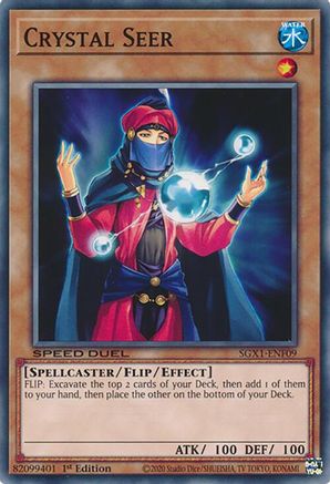 Crystal Seer (SGX1-ENF09) - Speed Duel GX: Duel Academy Box 1st Edition Speed Duel GX: Duel Academy Box Yugioh Single  Squirtle Squad Card Shop.