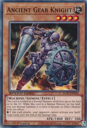 Ancient Gear Knight (SGX1-END10) - Speed Duel GX: Duel Academy Box 1st Edition Speed Duel GX: Duel Academy Box Yugioh Single  Squirtle Squad Card Shop.