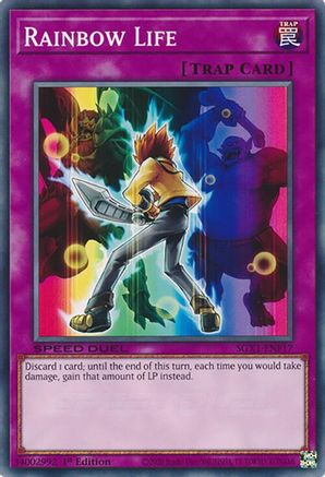 Rainbow Life (SGX1-ENF17) - Speed Duel GX: Duel Academy Box 1st Edition Speed Duel GX: Duel Academy Box Yugioh Single  Squirtle Squad Card Shop.