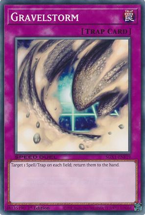 Gravelstorm (SGX1-ENF19) - Speed Duel GX: Duel Academy Box 1st Edition Speed Duel GX: Duel Academy Box Yugioh Single  Squirtle Squad Card Shop.