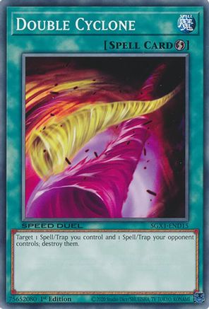 Double Cyclone (SGX1-END15) - Speed Duel GX: Duel Academy Box 1st Edition Speed Duel GX: Duel Academy Box Yugioh Single  Squirtle Squad Card Shop.
