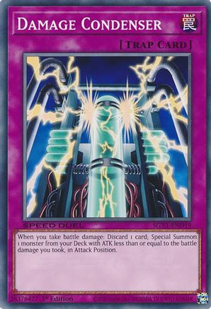 Damage Condenser (SGX1-END19) - Speed Duel GX: Duel Academy Box 1st Edition Speed Duel GX: Duel Academy Box Yugioh Single  Squirtle Squad Card Shop.