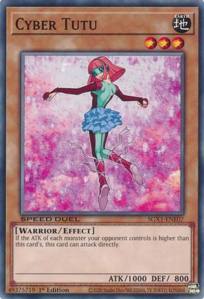 Cyber Tutu (SGX1-ENE07) - Speed Duel GX: Duel Academy Box 1st Edition Speed Duel GX: Duel Academy Box Yugioh Single  Squirtle Squad Card Shop.