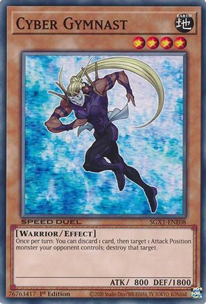 Cyber Gymnast (SGX1-ENE08) - Speed Duel GX: Duel Academy Box 1st Edition Speed Duel GX: Duel Academy Box Yugioh Single  Squirtle Squad Card Shop.