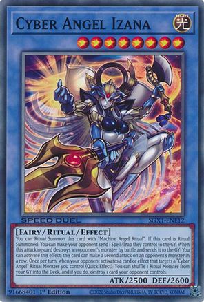 Cyber Angel Izana (SGX1-ENE12) - Speed Duel GX: Duel Academy Box 1st Edition Speed Duel GX: Duel Academy Box Yugioh Single  Squirtle Squad Card Shop.